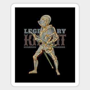 Legendary Knight The Guardian Warrior Magnet